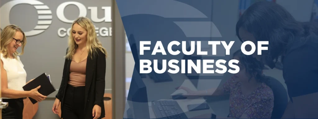 Faculty of Business Banner