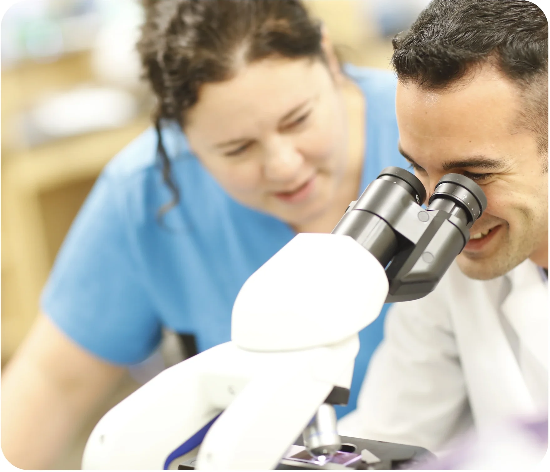 Students in the Medical Laboratory Technology Program At Oulton College.