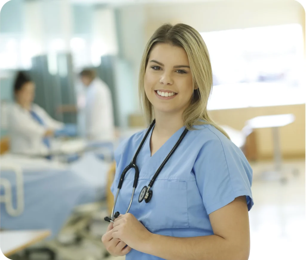 A student in the Practical Nurse Program At Oulton College.