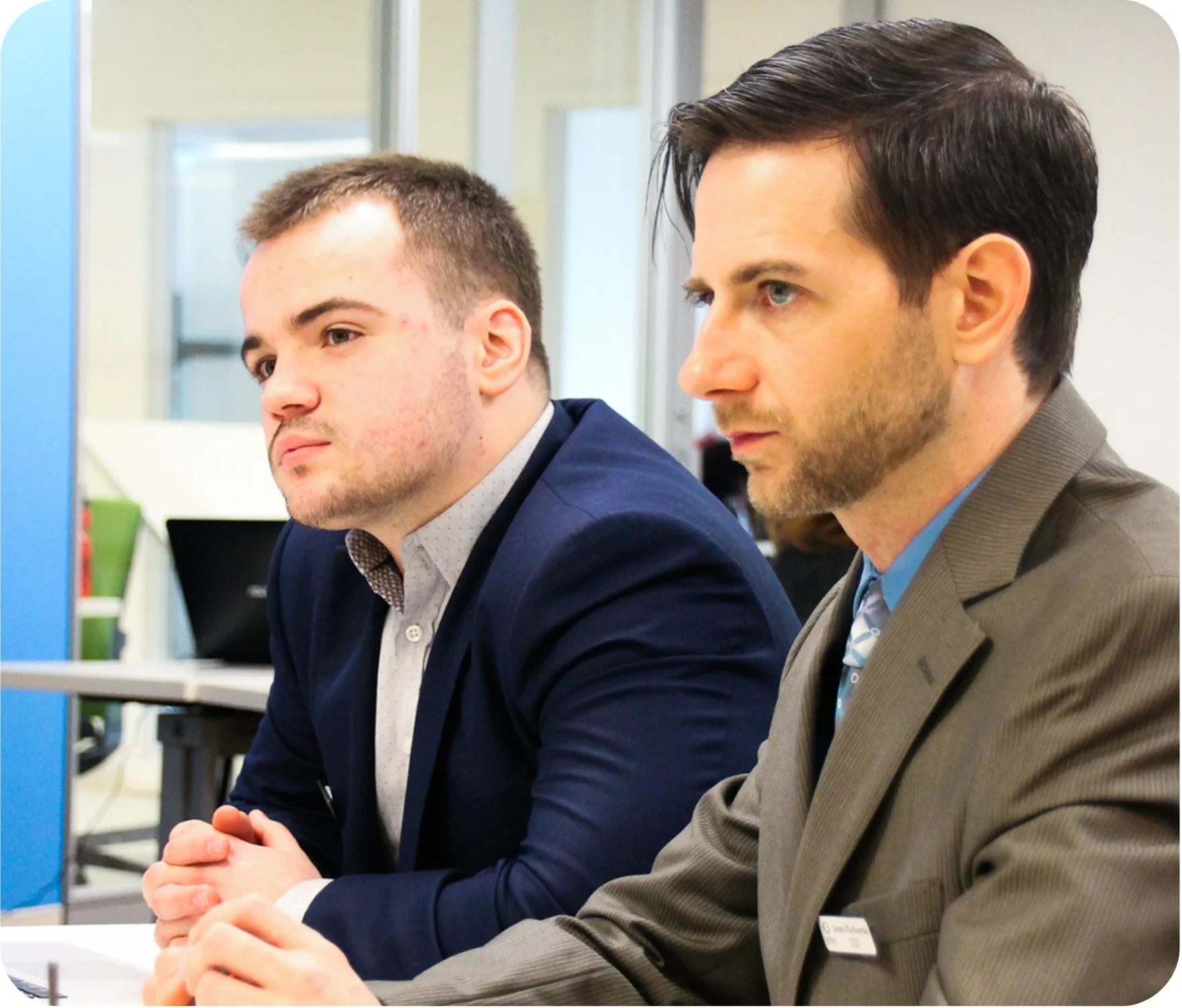 Students in the Sales, Marketing and Business Development Program At Oulton College.