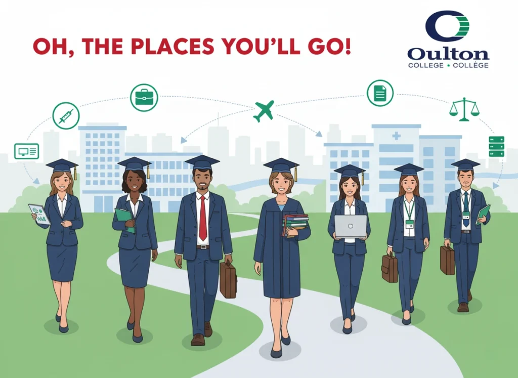 Oulton Colleges Graduating Traditional Programs Blog. Oh, the places our graduates will go. Health care students are we prepared with Hands on training and career focused learning.