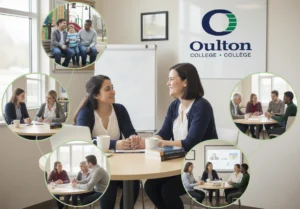 Oulton College Human Service Counsellor student during a practical. Student is showing Hand-on-experiences in situations and exposing them to real life situations.