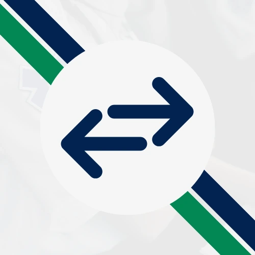 switching icon in the Oulton College colors to visually show that if you want to change your career you are welcome to join